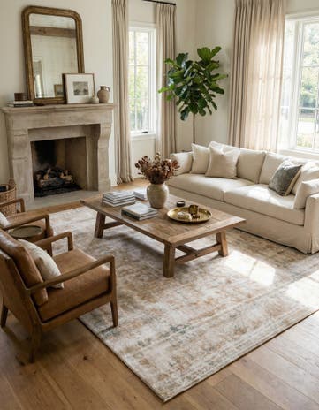9' 4 x 12' 4 Hand Knotted Ultra Vintage Persian Wool Rug