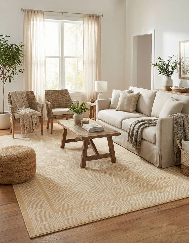 Detail image of 5' 3 x 8' Aakaar Rug