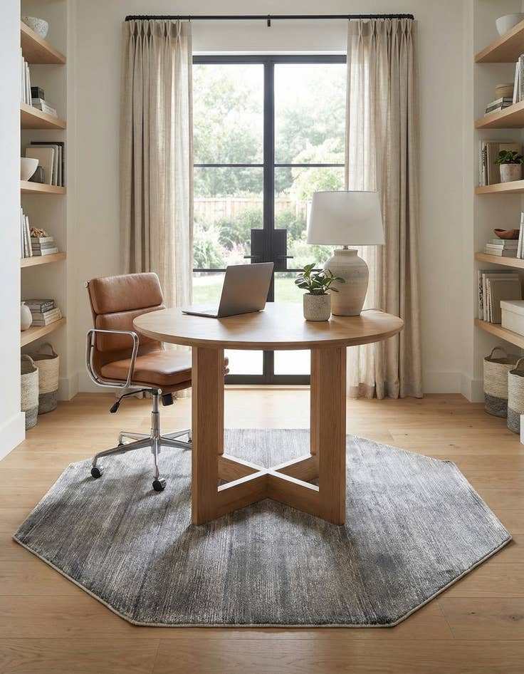 Detail image of  5' 3 x 5' 3 Finsbury Octagon Rug