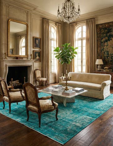 9' 3 x 12' 10 Vintage Royal Wool Rug