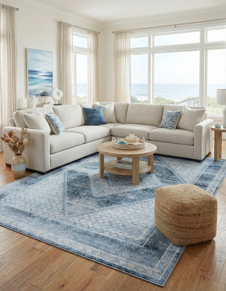 Detail image of 10' x 14' Kamala Washable Rug