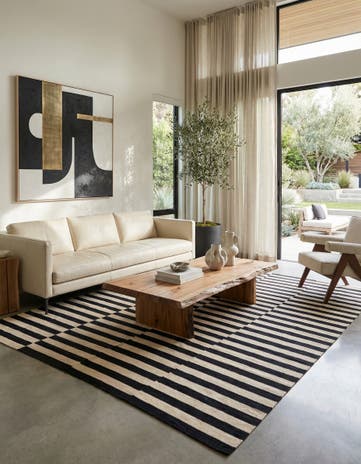 8' 5 x 9' 7 Hand Woven Kilim Modern Wool Rug