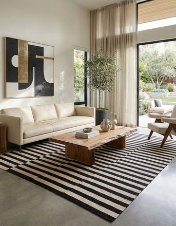 8' 5 x 9' 7 Hand Woven Kilim Modern Wool Rug