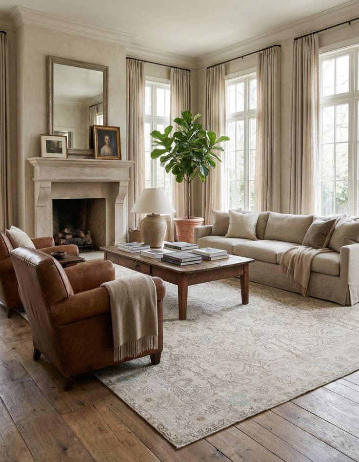 Detail image of 9' 6 x 12' 6  Hand Knotted Ultra Vintage Persian Wool Rug