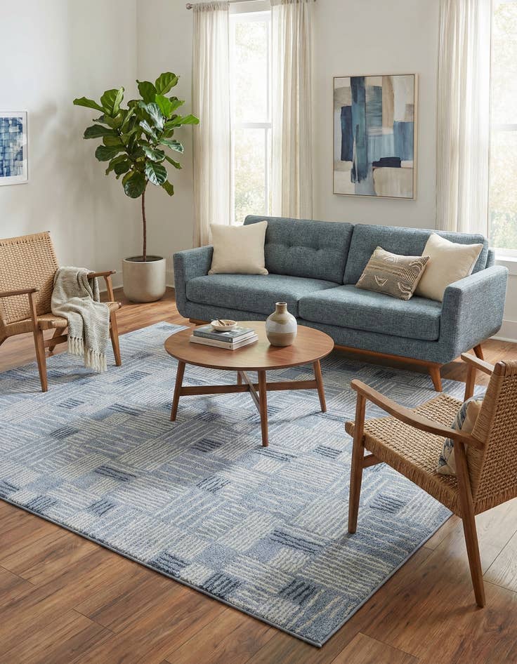 Detail image of 7' 10 x 7' 10 Hanahan Square Rug