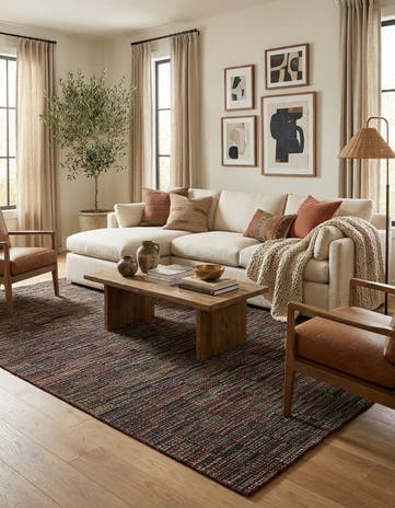 7' 10 x 10' 1 Hand Knotted Moroccan Wool Rug