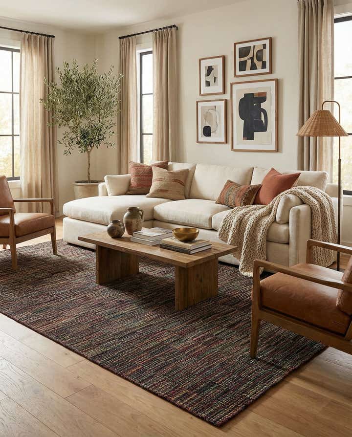 7' 10 x 10' 1 Hand Knotted Moroccan Wool Rug