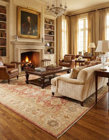6' 7 x 9' 11 Ziegler Wool Rug