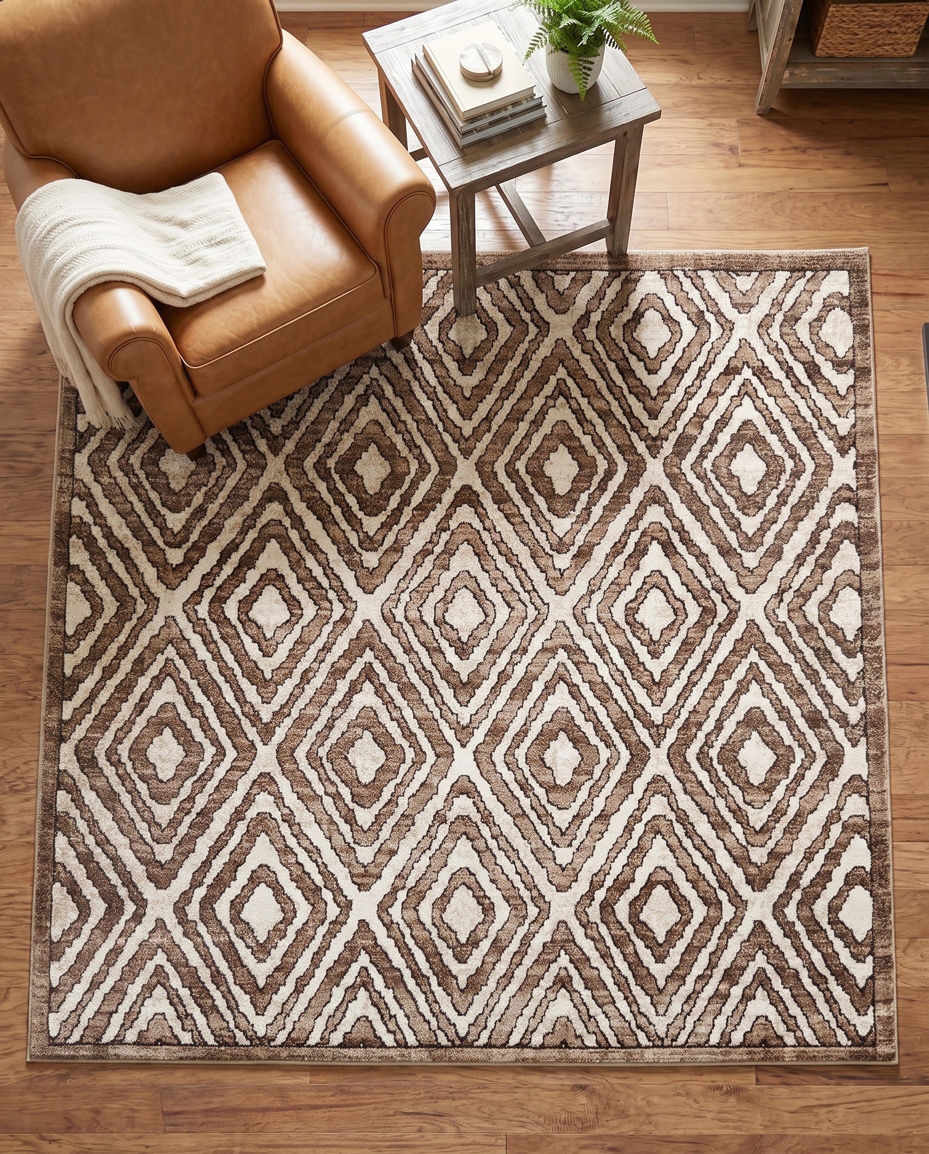 5' 3 x 5' 3 Hermitage Square Rug