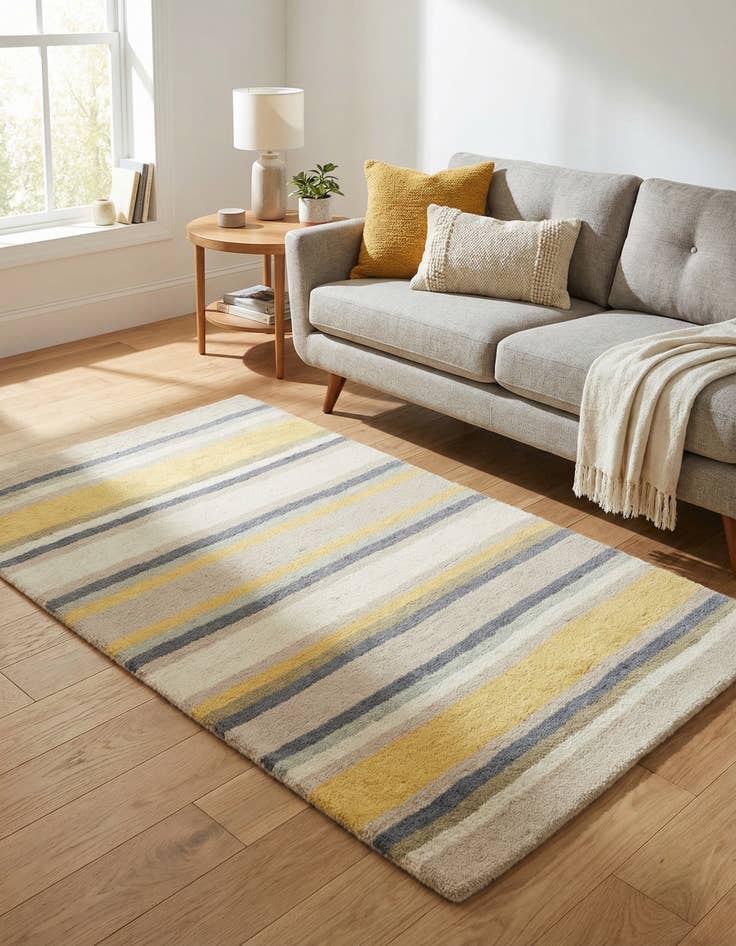 Detail image of 2' 8 x 4' 10 Luna Wool Rug