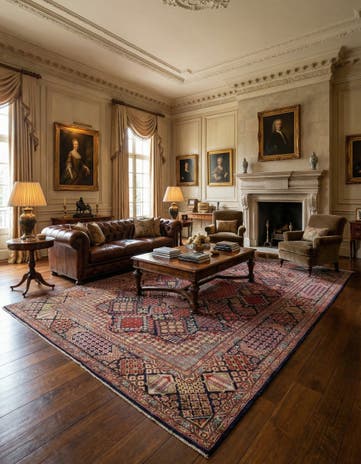9' 7 x 13' 3 Najafabad Wool Rug