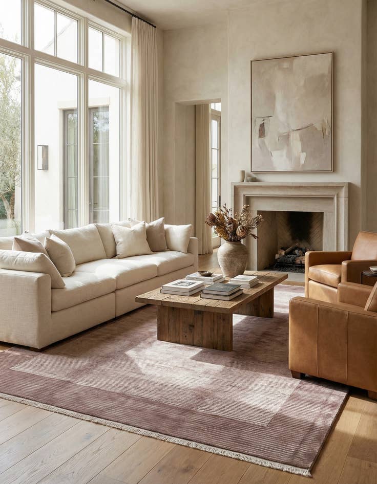 Detail image of  6' 7 x 9' 10  Hand Knotted Darya Wool Rug