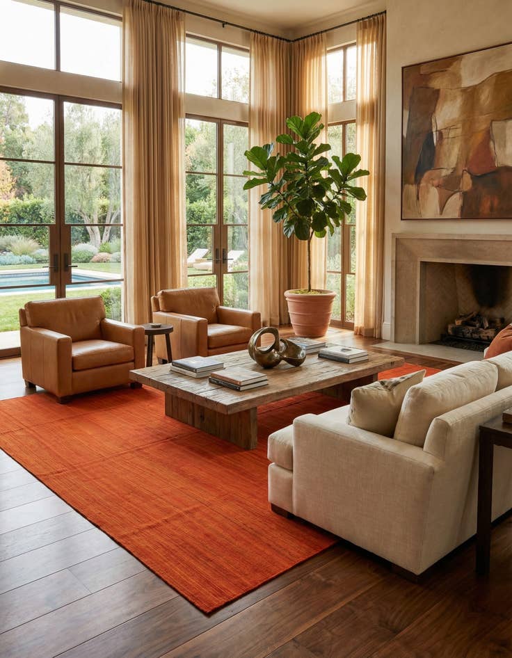 Detail image of 13' 3 x 19' 6  Hand Woven Kilim Modern Wool Rug