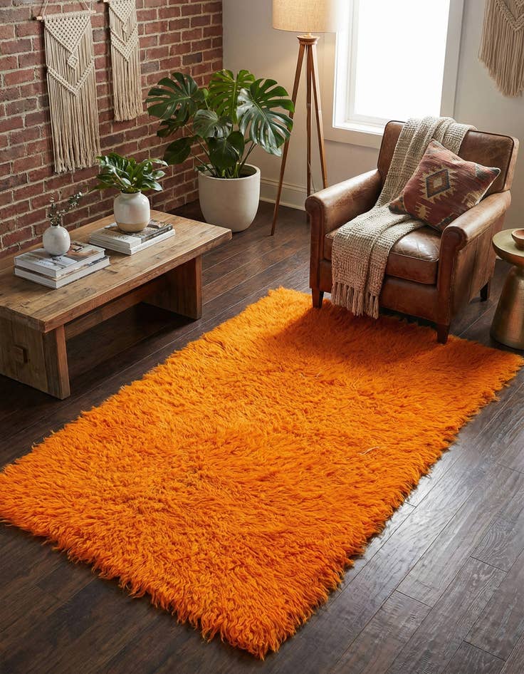 Detail image of 3' x 5' 3 Hand Knotted Moroccan Wool Rug