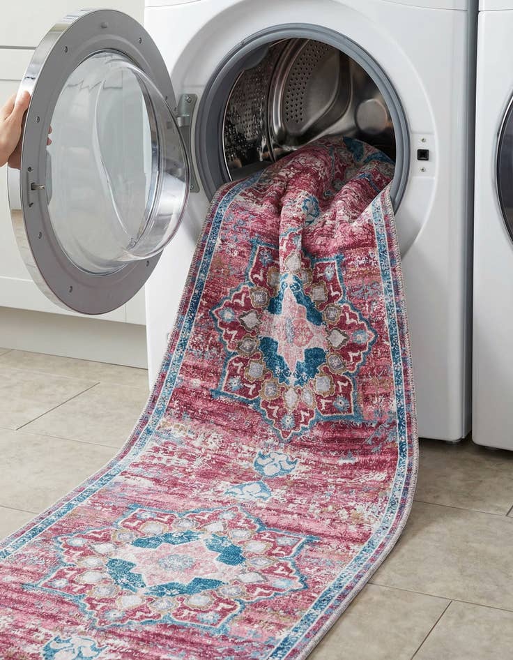 Detail image of 2' 7 x 12' Washable Renaissance Runner Rug