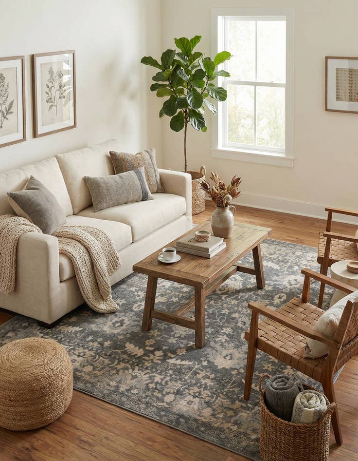 Detail image of 7' 10 x 7' 10 Oregon Square Rug