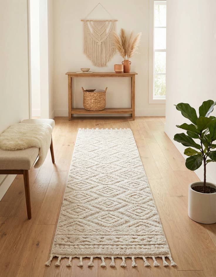 Detail image of 2' 7 x 10' Boho Runner Rug