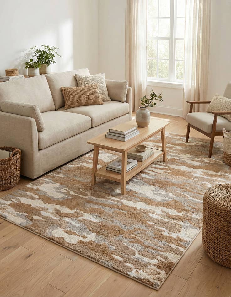 Detail image of 6' x 9' Sepia Rug