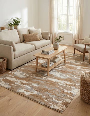 6' x 9' Sepia Rug