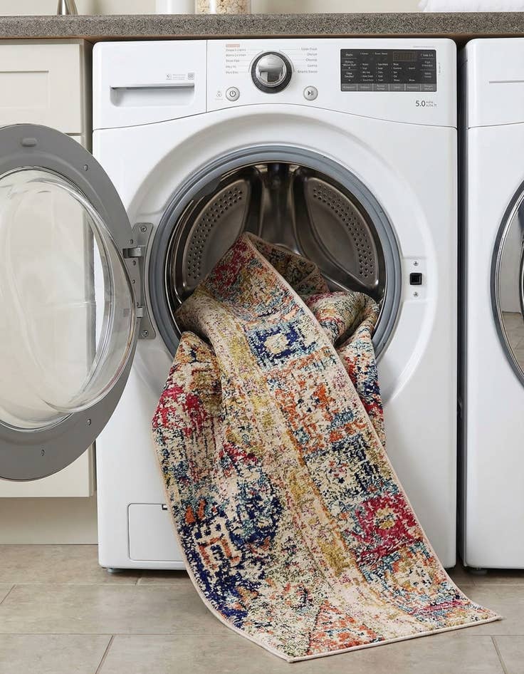 Detail image of 2' x 6' 9  Washable Alta Runner Rug