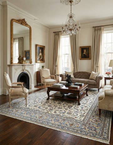 8' 8 x 12' 2 Kerman Wool Rug