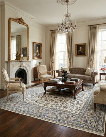 8' 8 x 12' 2 Kerman Wool Rug