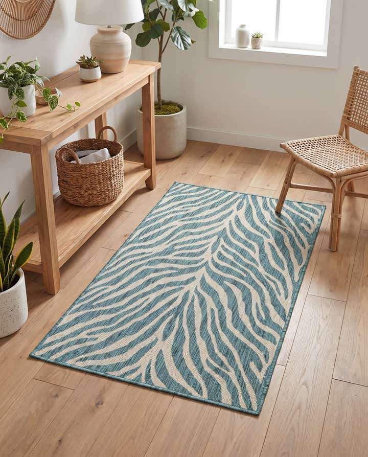 3' x 5' 3 Easy-Clean Safari Indoor / Outdoor Rug