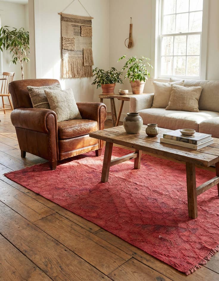 Detail image of 2' 7 x 3' 10  Hand Woven Kilim Fars Rug