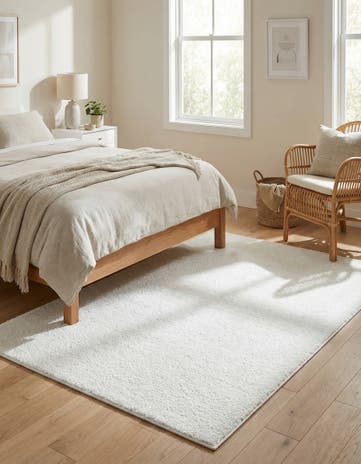 4' x 6' Solid Frieze Rug