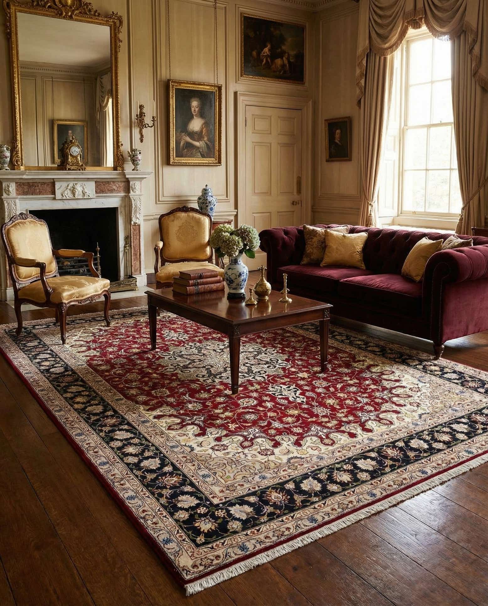 6' 9 x 10' 7 Tabriz Rug