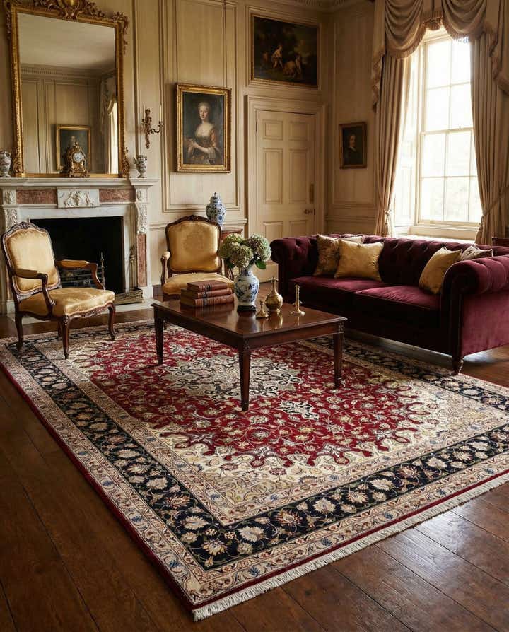 6' 9 x 10' 7 Tabriz Rug