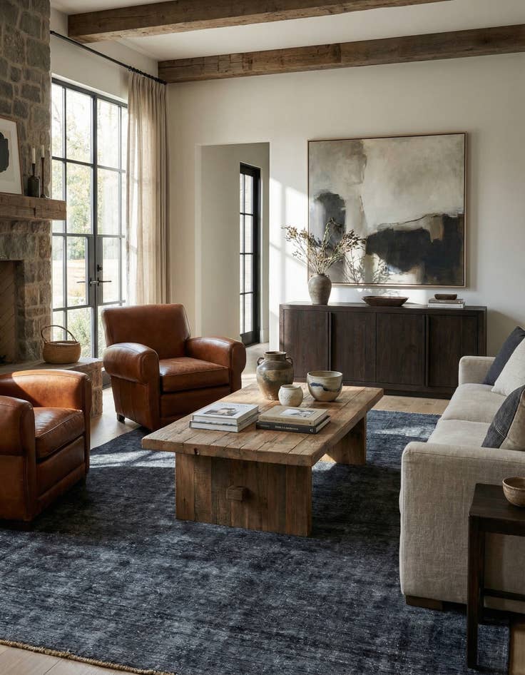 Detail image of 7' 5 x 10'  Hand Knotted Ultra Vintage Persian Wool Rug