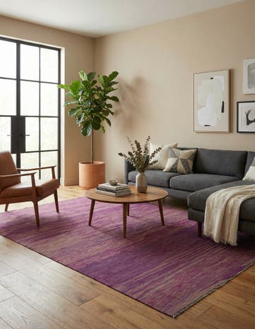 6' 5 x 9' 10 Hand Woven Kilim Modern Wool Rug