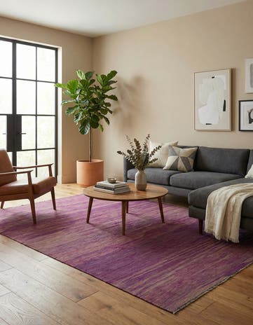 6' 5 x 9' 10 Hand Woven Kilim Modern Wool Rug