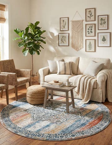 5' 3 x 5' 3 Nyla Round Rug