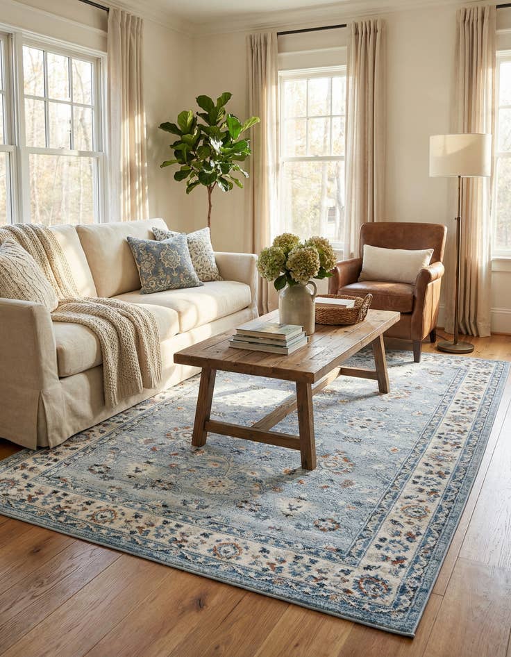 Detail image of 5' 3 x 8' Charlotte Rug