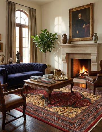 6' 7 x 10' Ariana Ziegler Wool Rug