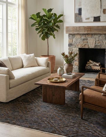 8' 3 x 10' 3 Hand Knotted Darya Wool Rug