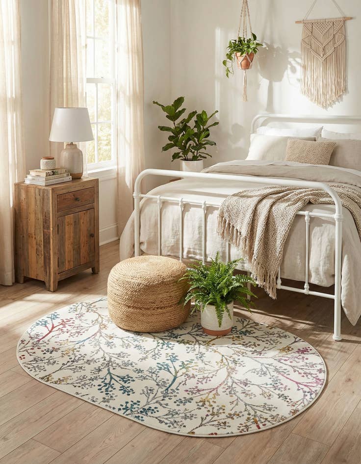 Detail image of 3' 3 x 5' 3 Blossom Oval Rug