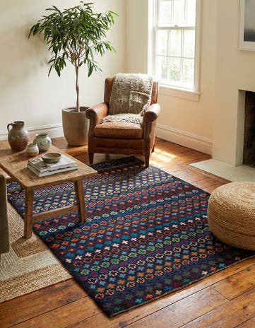 3' 10 x 6' 1 Hand Knotted Balouch Wool Rug