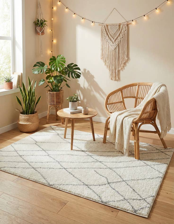 Detail image of  3' 3 x 5' 3 Soft Touch Shag Rug