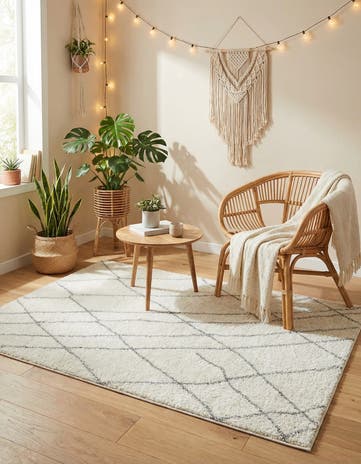 3' 3 x 5' 3 Soft Touch Shag Rug