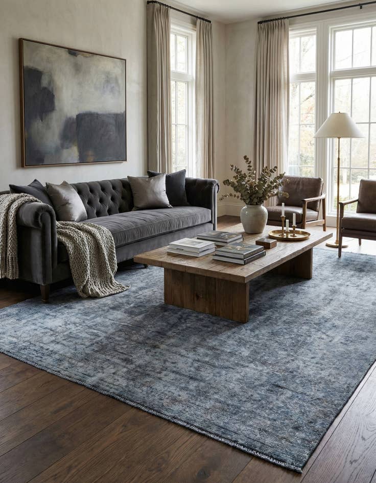 Detail image of 7' 7 x 11' 5  Hand Knotted Ultra Vintage Persian Wool Rug