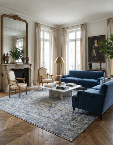 9' 1 x 12' 1 Vintage Royal Wool Rug