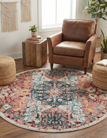4' x 4' Charleston Round Rug