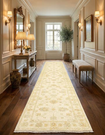1' 11 x 12' Kaizar Wool Runner Rug
