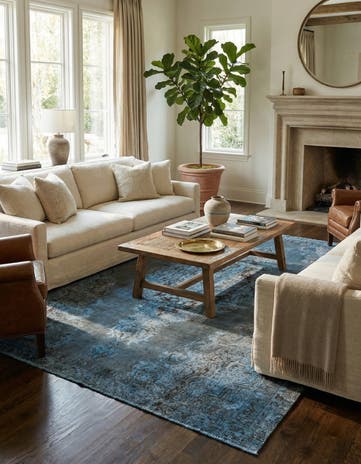 8' 4 x 11' 6 Hand Knotted Ultra Vintage Persian Wool Rug