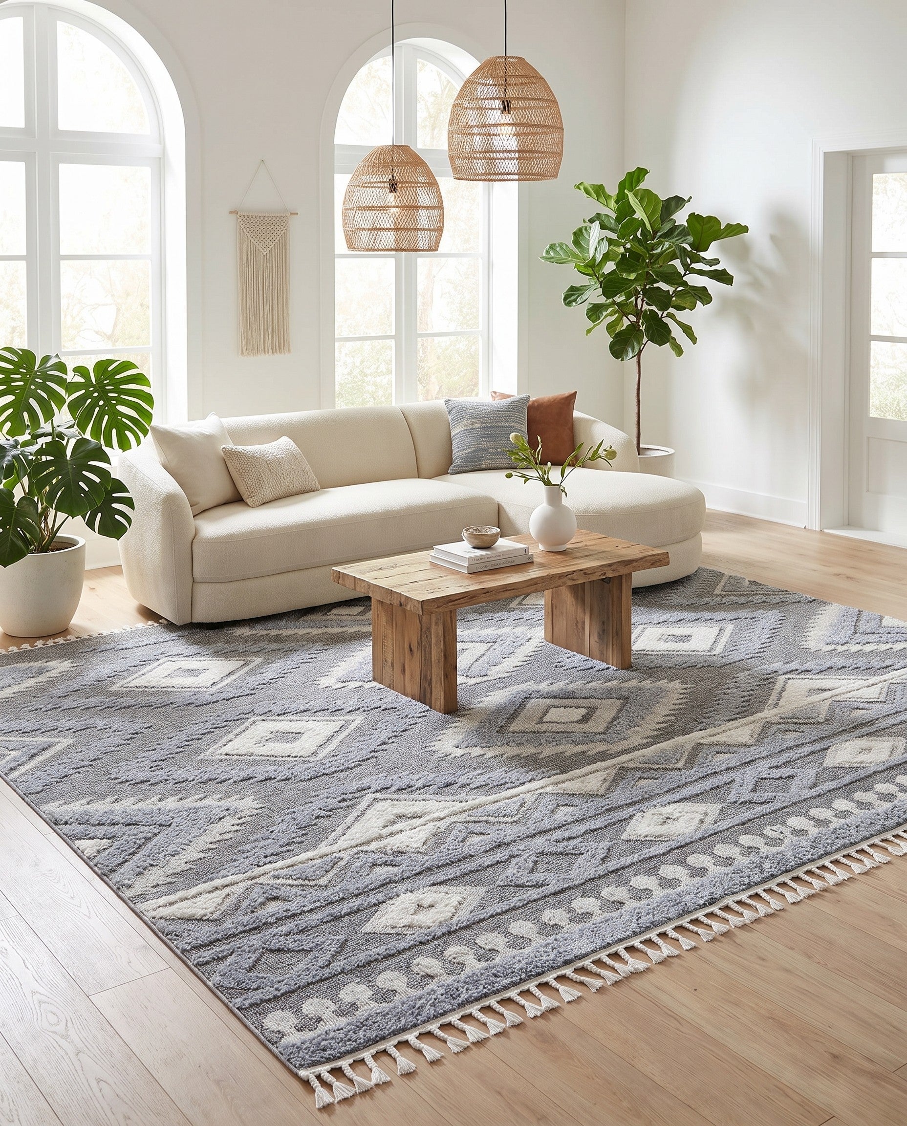 9' x 12' Boho Rug