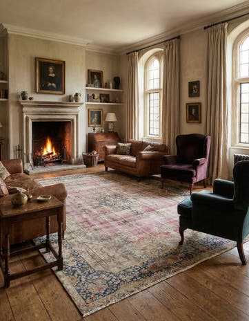 9' 3 x 12' 9 Vintage Wool Rug