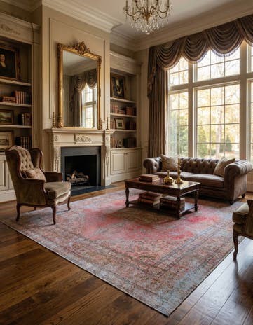 9' 8 x 12' 8 Vintage Royal Wool Rug